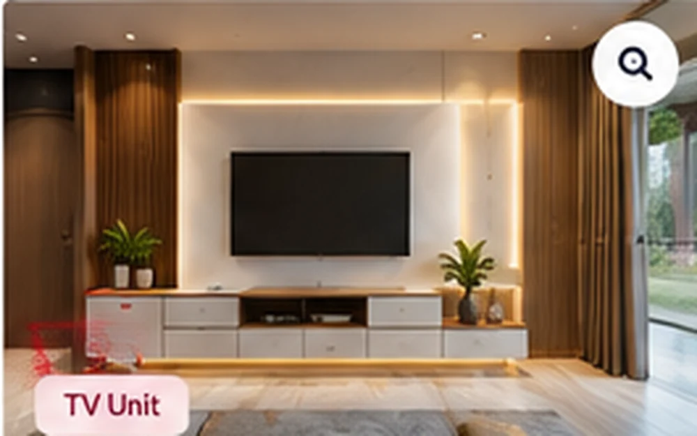 Modern TV Unit Design - 3 BHK interior design in Kalyan